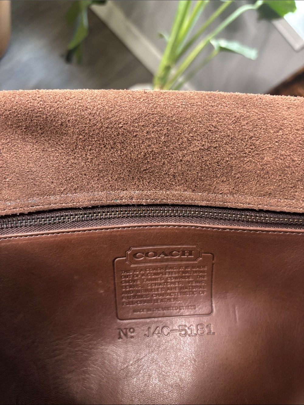 1999 COACH Brown Leather Colebrook Messenger Bag 5181 - Picture 6 of 8